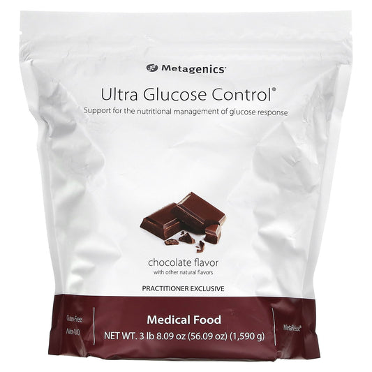 Metagenics, Ultra Glucose Control, Medical Food, Chocolate, 3 lbs (8.09 oz)