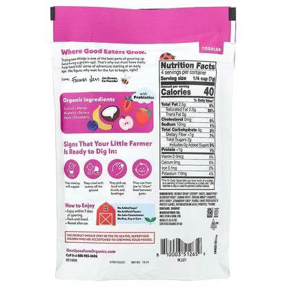 Once Upon A Farm, Organic Coconut Melts, Toddler, Mixed Berry, 1 oz (28 g)