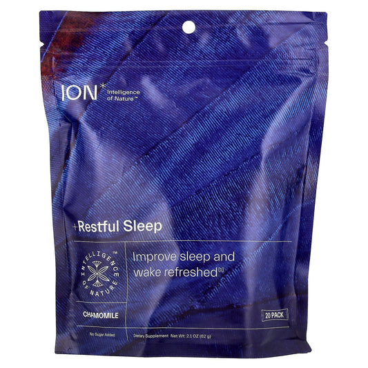 ION Intelligence of Nature, Restful Sleep, Chamomile, 20 Pack, 0.10 oz (3.1 g) Each