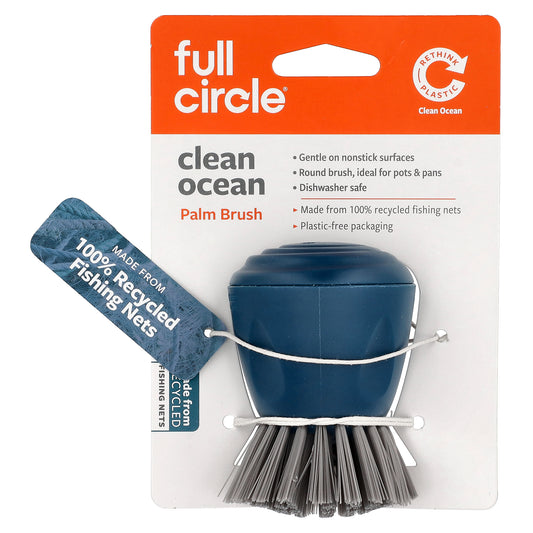 Full Circle, Clean Ocean Palm Brush, 1 Count