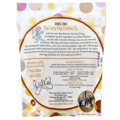 Lazy Dog Cookie, Mutt Mallows®, Treats For Dogs, Banana Buddies™, 5 oz (141.74 g)