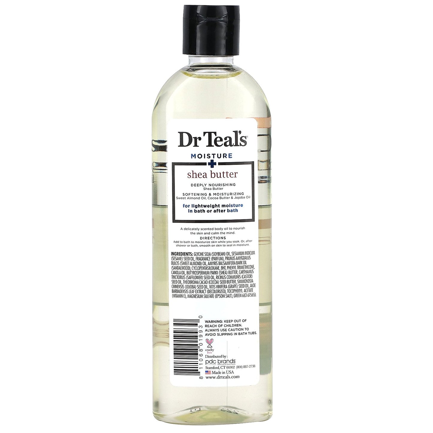 Dr. Teal's, Moisturizing Bath & Body Oil, Shea Butter, 8.8 fl oz (260 ml)