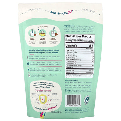 JOI, Oat Milk Creamer, Original, 1.42 lb (644 g)