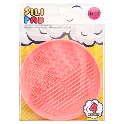 J.Cat Beauty, Sili Pad, Silicone Makeup Brush Cleaner, BR33 Pink, 1 Count