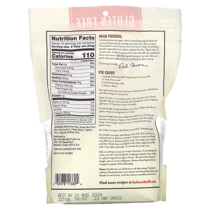 Bob's Red Mill, Pie Crust Mix, Gluten Free, 16 oz (454 g)