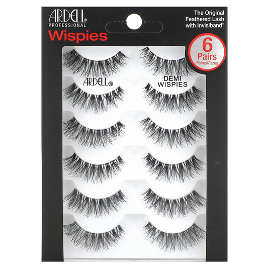 Ardell, Wispies, Demi Wispies, 6 Pairs