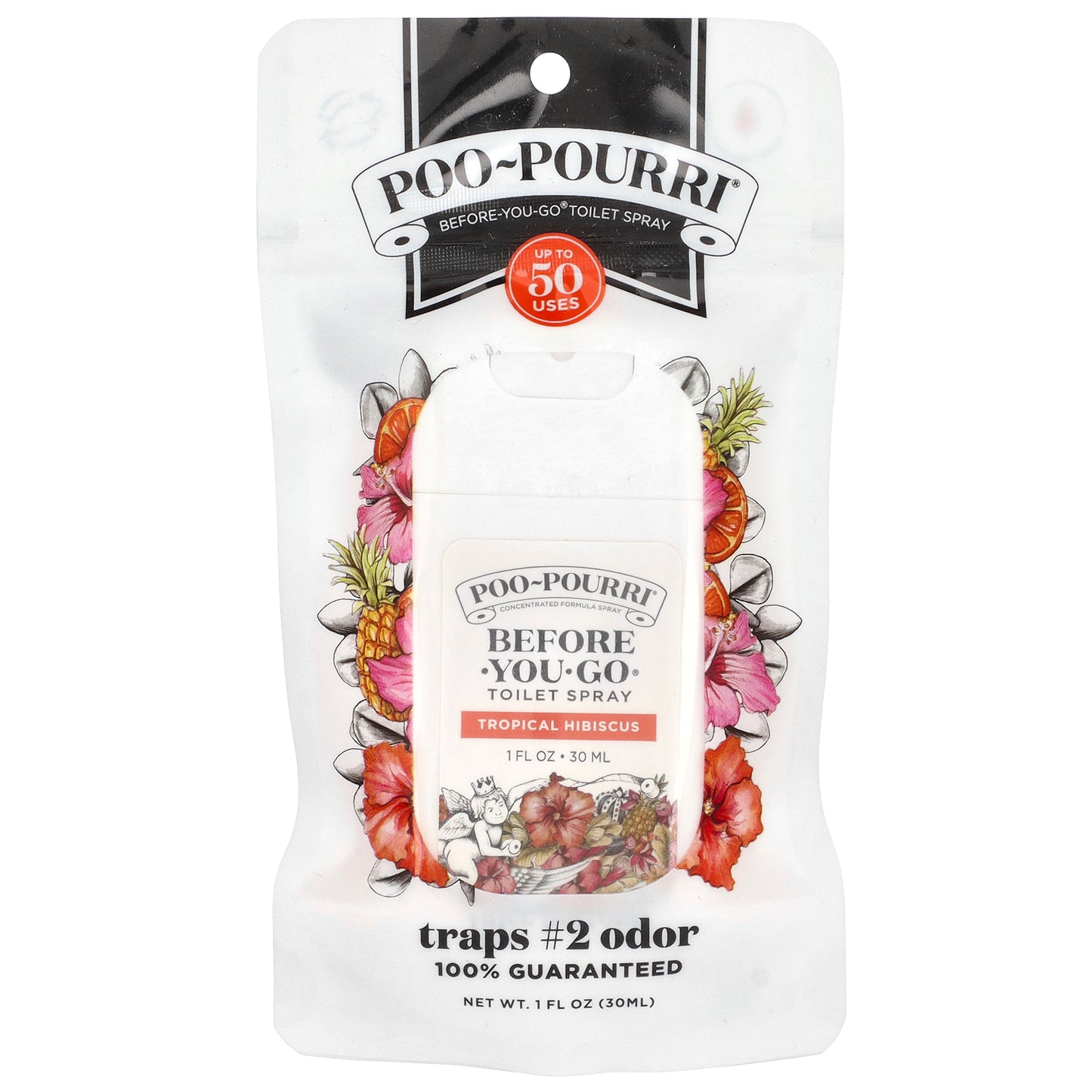 Poo-Pourri, Before-You-Go® Toilet Spray, Tropical Hibiscus, 1 fl oz (30 ml)