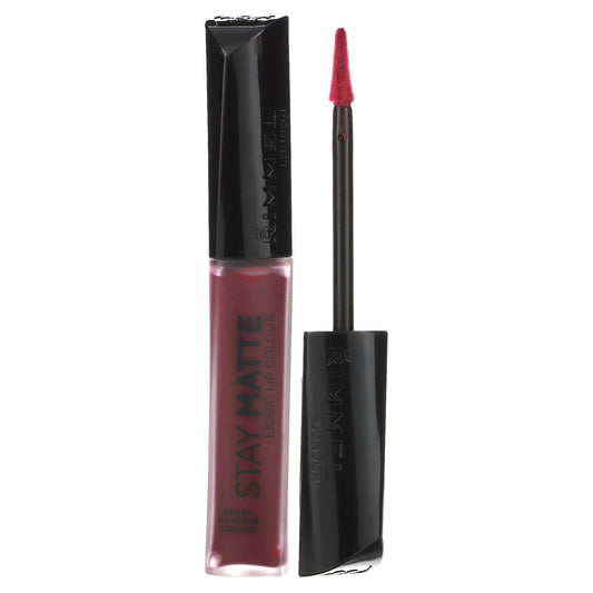 Rimmel London, Stay Matte, Liquid Lip Colour, 810 Plum This Show, 0.21 fl oz (6.5 ml)