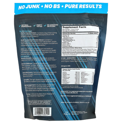 NB Pure, Performance Protein+, Vanilla, 1.8 lbs (837.5 g)