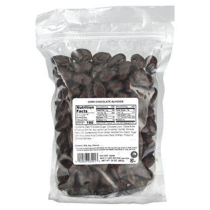 Bergin Fruit and Nut Company, Dark Chocolate Almonds , 20 oz (567 g)