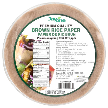 Jayone, Brown Rice Paper, 8.81 oz (250 g)