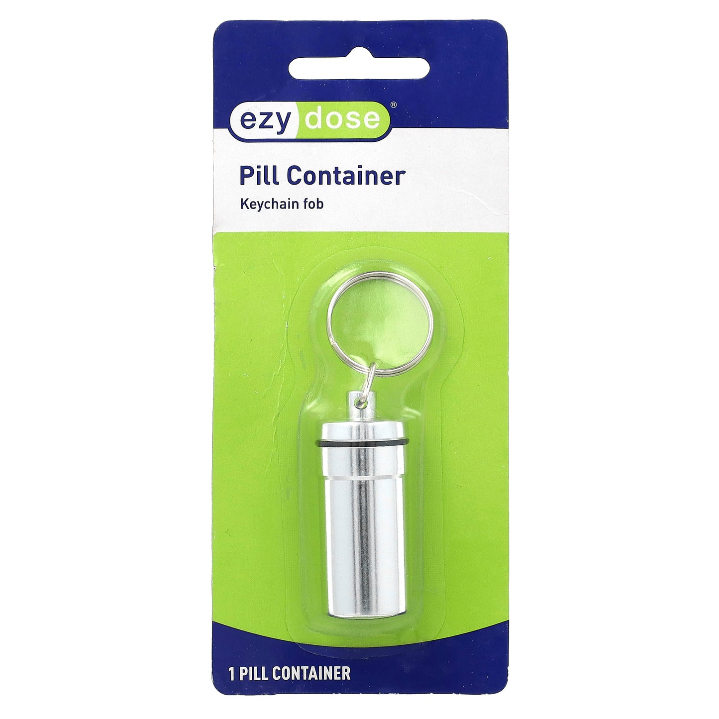 Ezy Dose, Pill Container, Keychain Fob , 1 Count