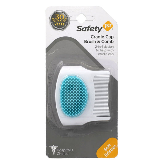 Safety 1st, Cradle Cap Brush & Comb, 1 Count