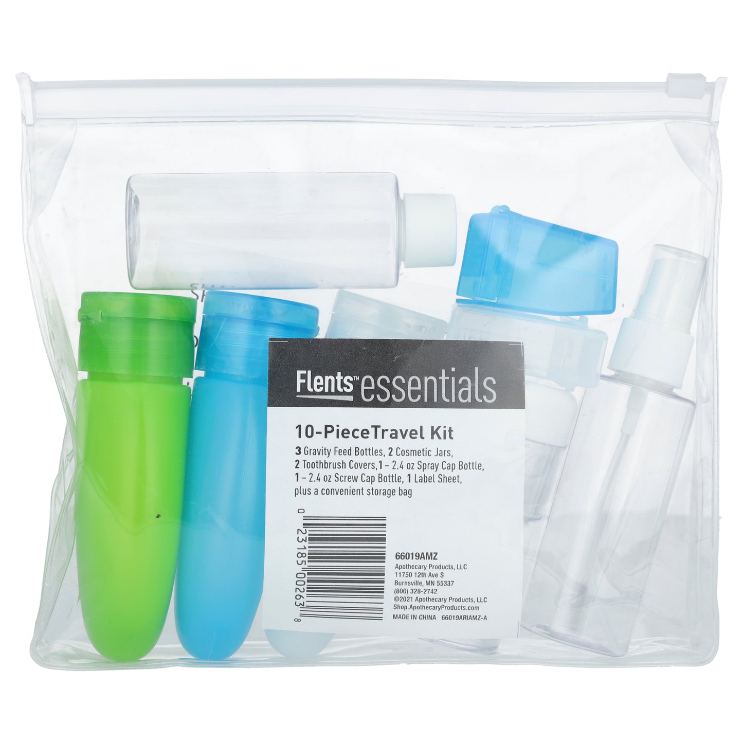 Flents, 10 Piece Travel Kit, 10 Count