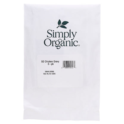 Simply Organic, Chicken Gravy Mix, 3 Packets, 0.85 oz (24 g) Each