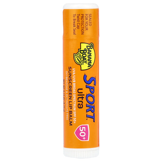 Banana Boat, Sport™ Ultra, Sunscreen Lip Balm, SPF 50+, 2 Pack, 0.15 oz (4.25 g) Each