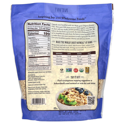 Bob's Red Mill, Organic Protein Oats, 32 oz (907 g)