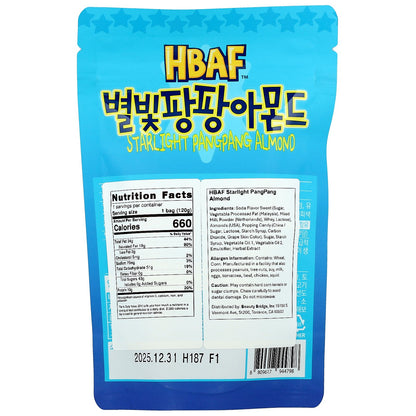 HBAF, Starlight Pangpang Almond, 120 g
