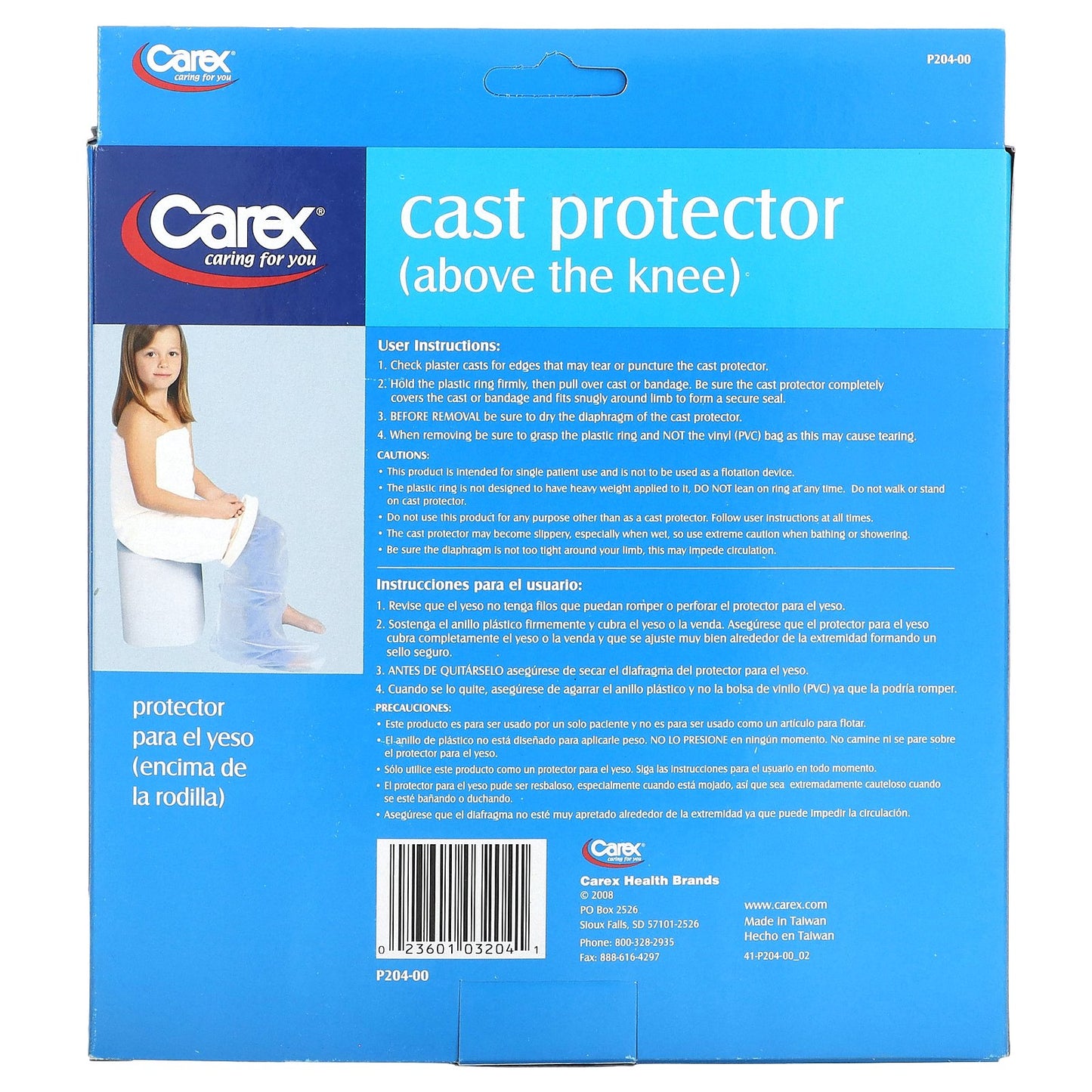 Carex, Cast Protector, Above The Knee, 1 Protector