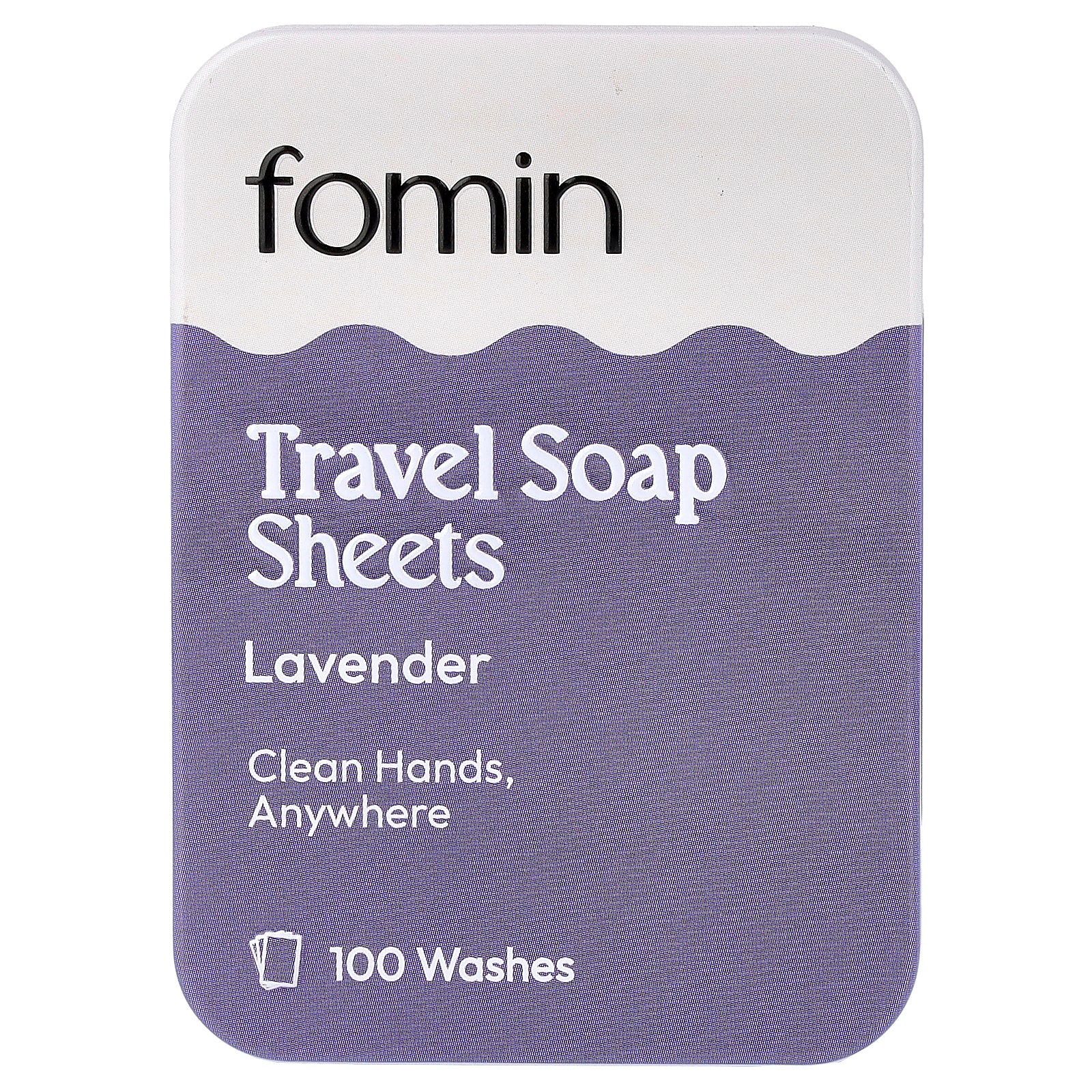 fomin, Travel Soap Sheets, Lavender, 100 Sheets