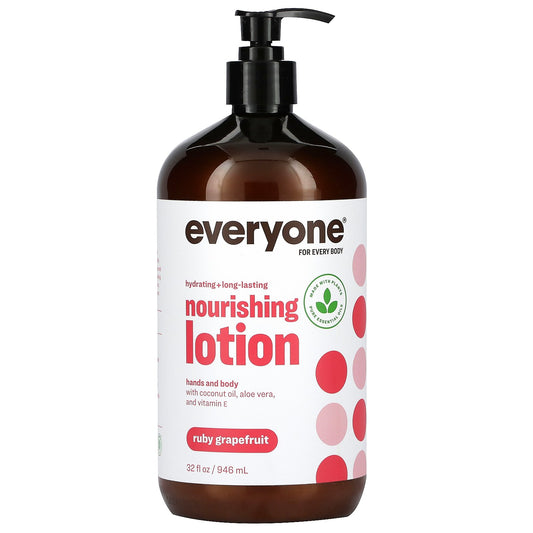 Everyone, Nourishing Lotion, Ruby Grapefruit, 32 fl oz (946 ml)