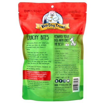 Yeti Dog Chew, Pork Crunchy Bites, 4 oz (110 g)