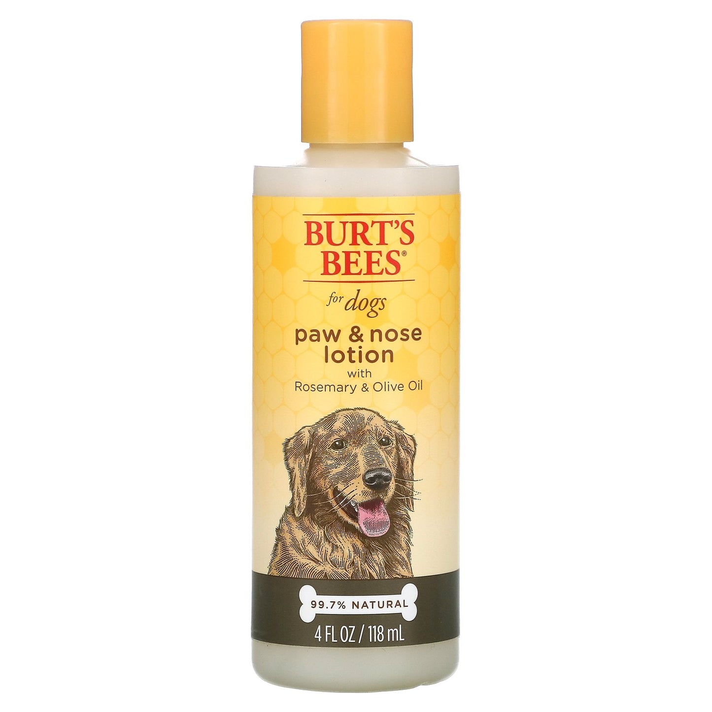 Burt's Bees, Paw & Nose Lotion For Dogs with Rosemary & Olive Oil, 4 fl oz (120 ml)