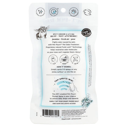 Poo-Pourri, Pet-Pourri™, Pet Odor Freshener, Air + Fabric, Pawsitively Fresh, 1 fl oz (30 ml)