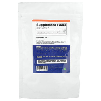 Vitamatic, Magnesium Taurate Powder , 8.8 oz (250 g)