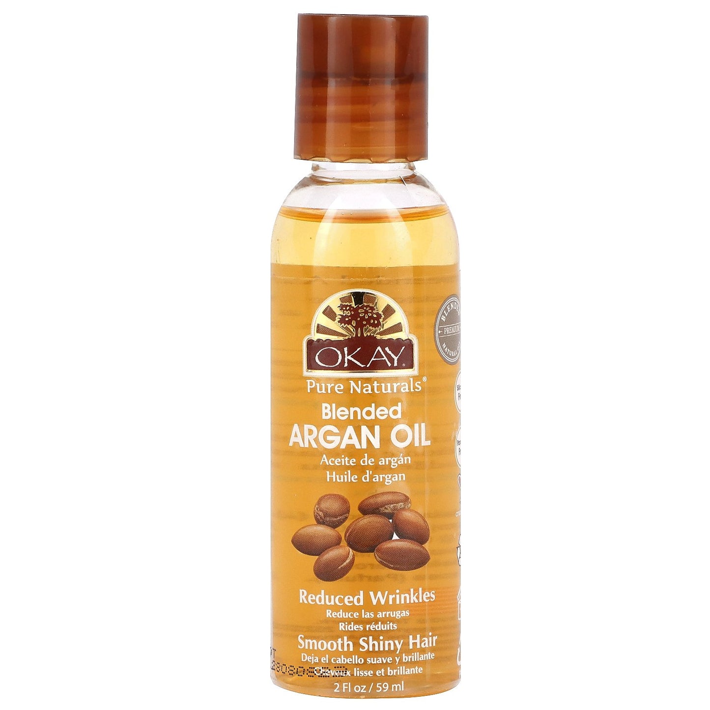 Okay Pure Naturals, Blended Argan Oil, 2 fl oz (59 ml)