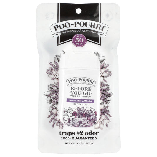 Poo-Pourri, Before-You-Go® Toilet Spray, Lavender Vanilla, 1 fl oz (30 ml)