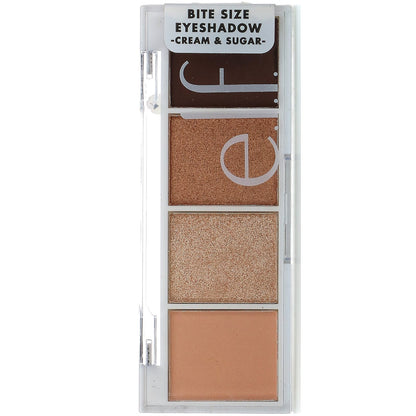 E.L.F., Bite Size Eyeshadow, Cream & Sugar, 0.12 oz (3.5 g)