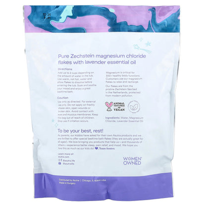 Asutra, Kids, Magnesium Bedtime Bath Flakes, 32 oz (907 g)
