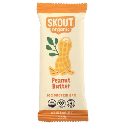 Skout Organic, Protein Bar, Peanut Butter, 1.9 oz (55 g)