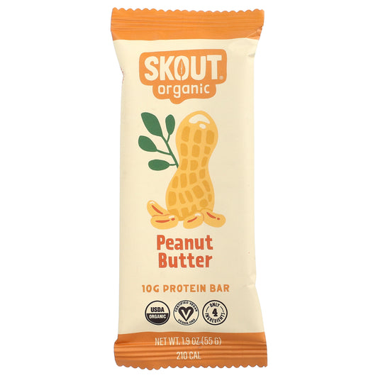 Skout Organic, Protein Bar, Peanut Butter, 1.9 oz (55 g)