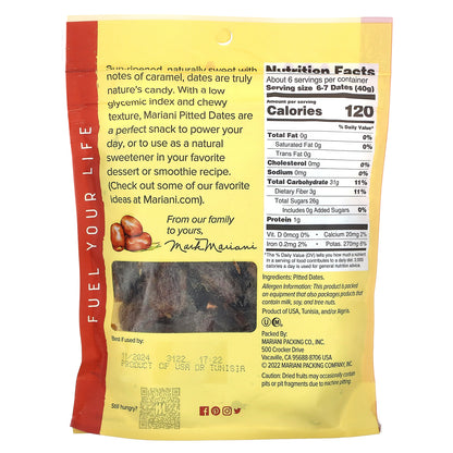 Mariani Dried Fruit, Pitted Dates, 8 oz (227 g)