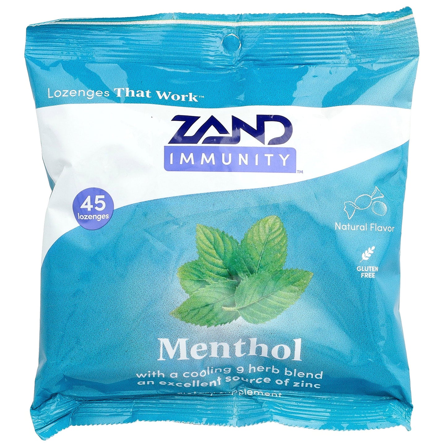 Zand, Immunity™, Menthol Lozenges, 45 Lozenges