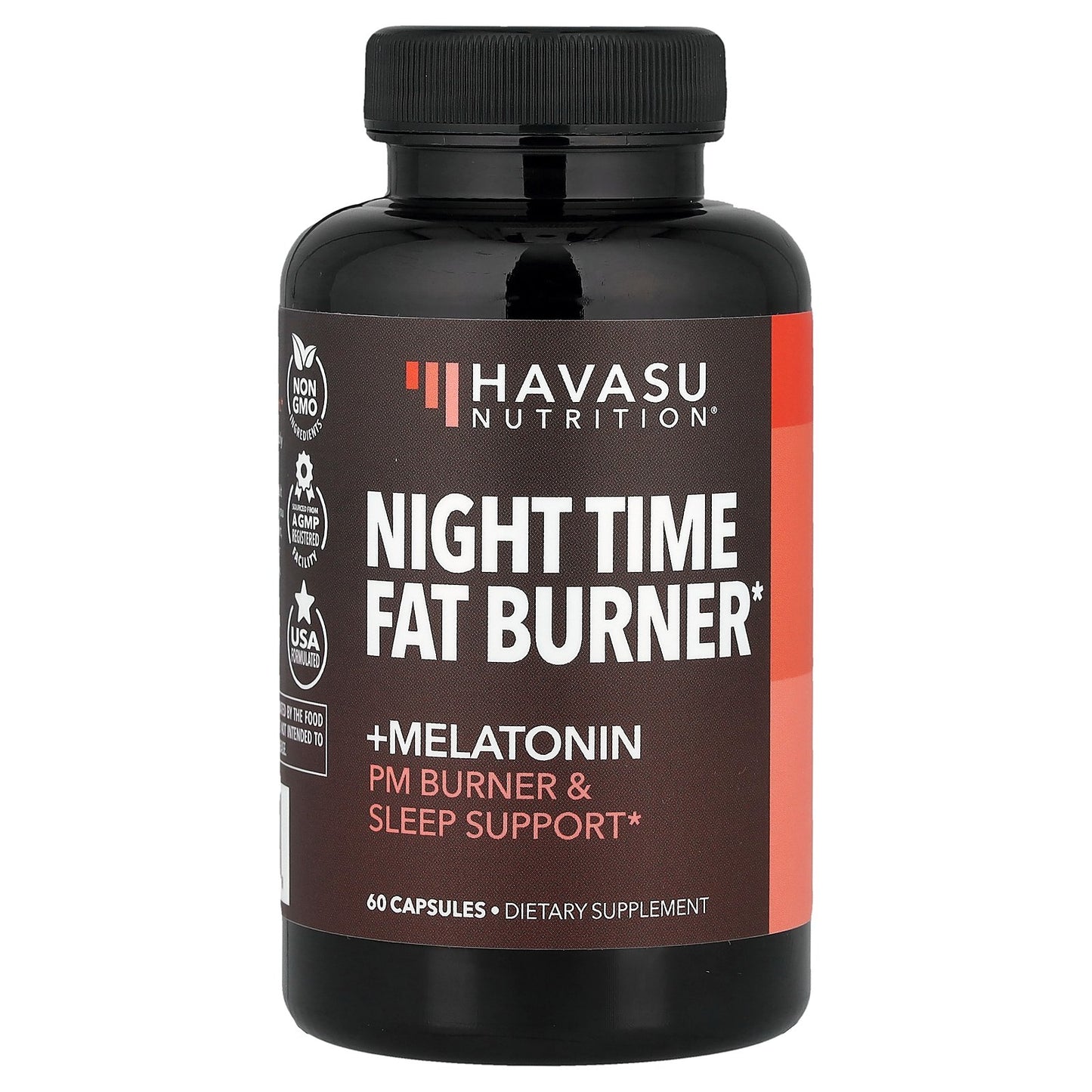 Havasu Nutrition, Night Time Fat Burner + Melatonin, 60 Capsules