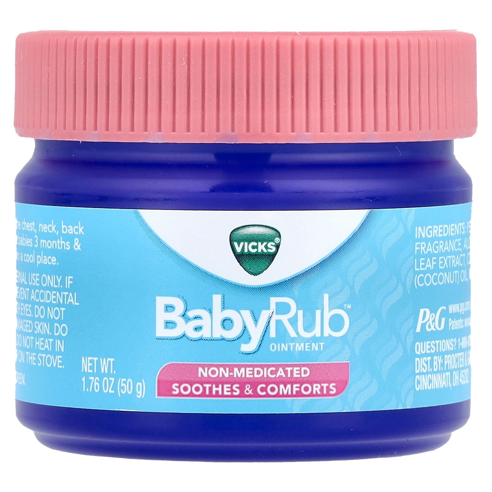 Vicks, Baby Rub™ Ointment, 3+ Months , 1.76 oz (50 g)
