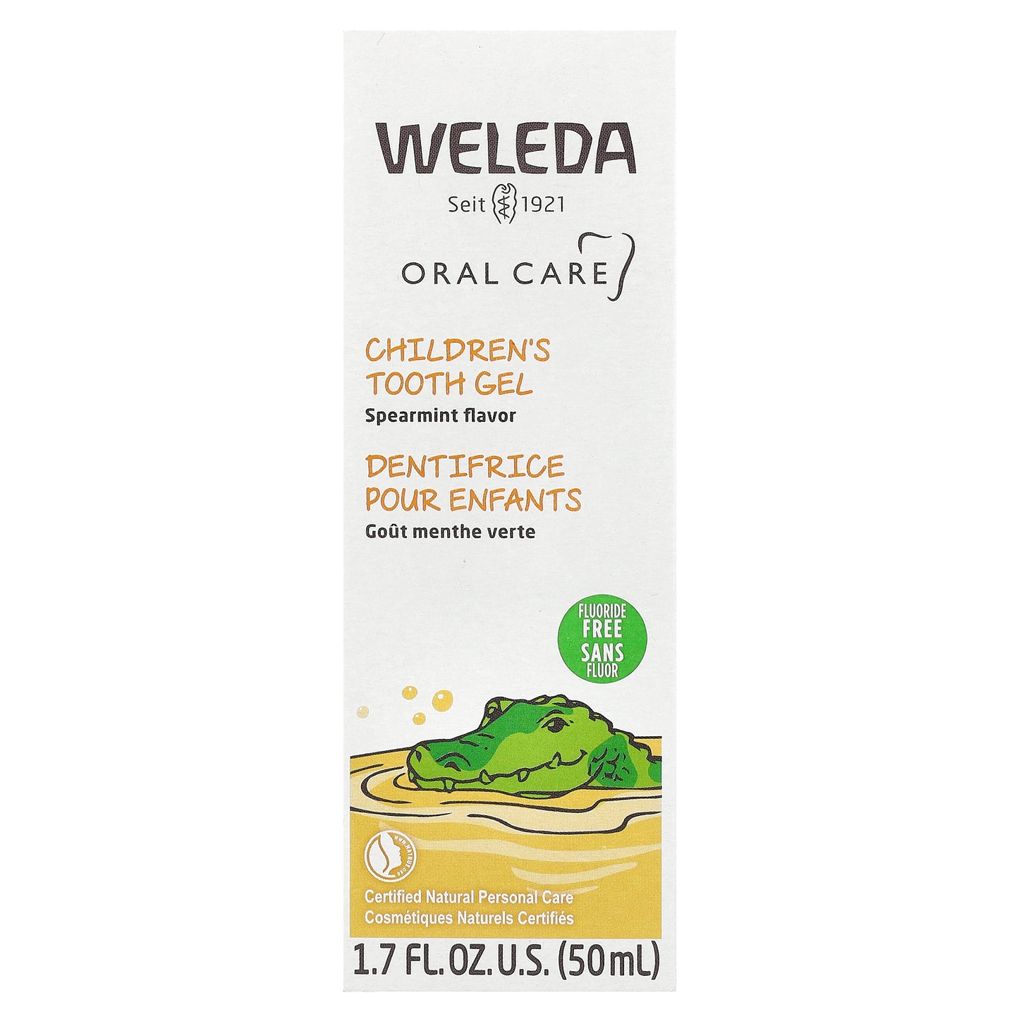 Weleda, Children's Tooth Gel, Spearmint, 1.7 fl oz (50 ml)