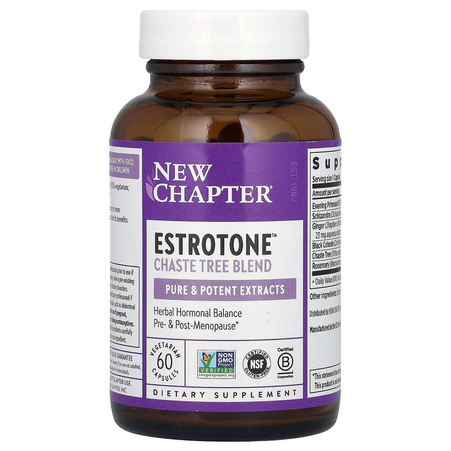 New Chapter, Estrotone™, 60 Vegetarian Capsules