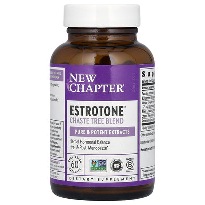 New Chapter, Estrotone™, 60 Vegetarian Capsules