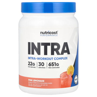Nutricost, Performance, Intra-Workout Complex, Pink Lemonade, 1.4 lb (651 g)