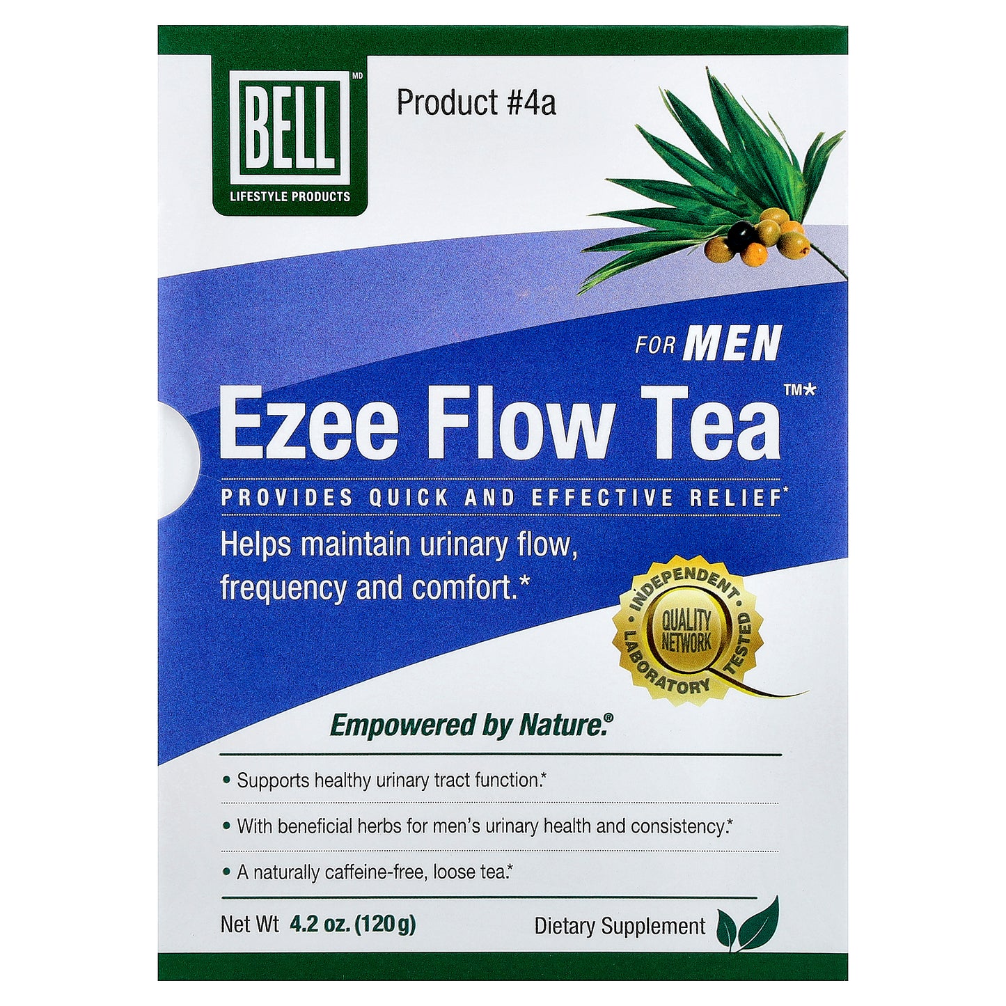 Bell Lifestyle, Ezee Flow Tea™ for Men, 4.2 oz (120 g)