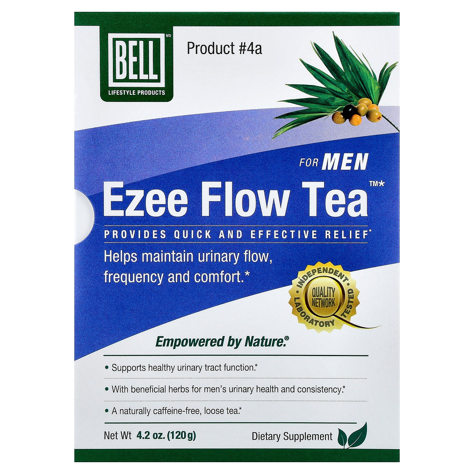 Bell Lifestyle, Ezee Flow Tea™ for Men, 4.2 oz (120 g)