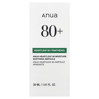 Anua, Heartleaf 80 Moisture Soothing Ampoule, 1.01 fl oz (30 ml)