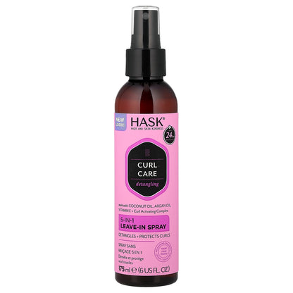 Hask Beauty, Curl Care, 5-In-1 Leave-In Spray, 6 fl oz (175 ml)