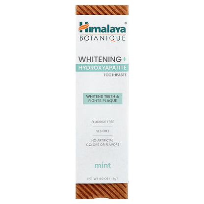 Himalaya, Whitening + Hydroxyapatite Toothpaste, Mint, 4 oz (113 g)