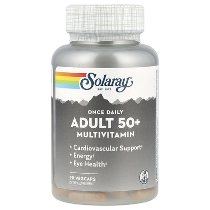 Solaray, Once Daily Adult 50+ Multivitamin,  90 VegCaps