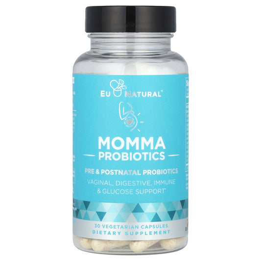 Eu Natural, Momma Probiotics, Pre & Postnatal Probiotics, 30 Vegetarian Capsules